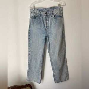 Etica Light Blue Straight Leg Jeans